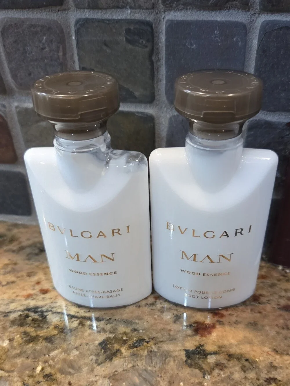 BVLGARI Men’s After Shave Lotion 2Pc Set Wood Essence 1oz New.New Condition!